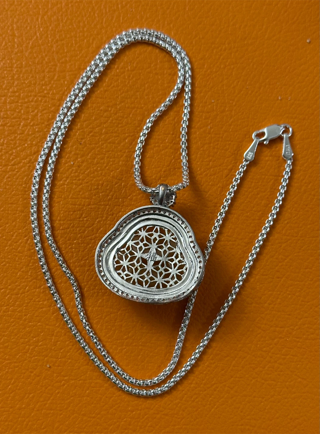 Golden Jade Buddha with 925 Silver Necklace - photo 2