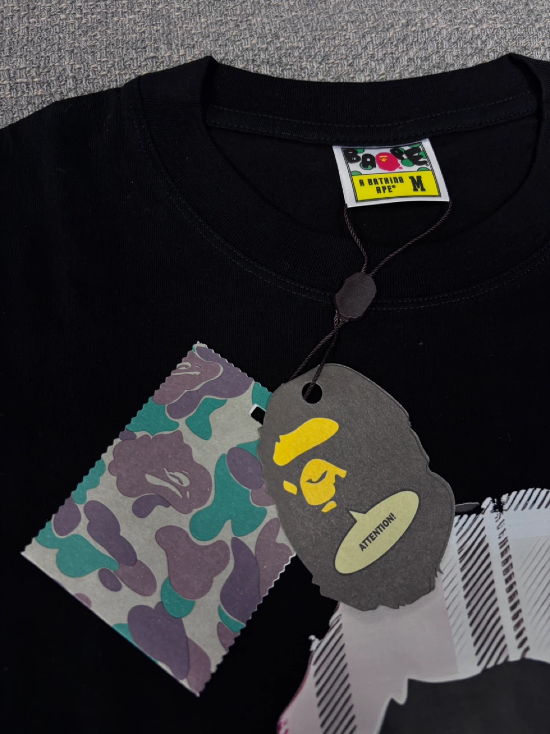 A Bathing Ape T-shirt collab burberry - photo 2