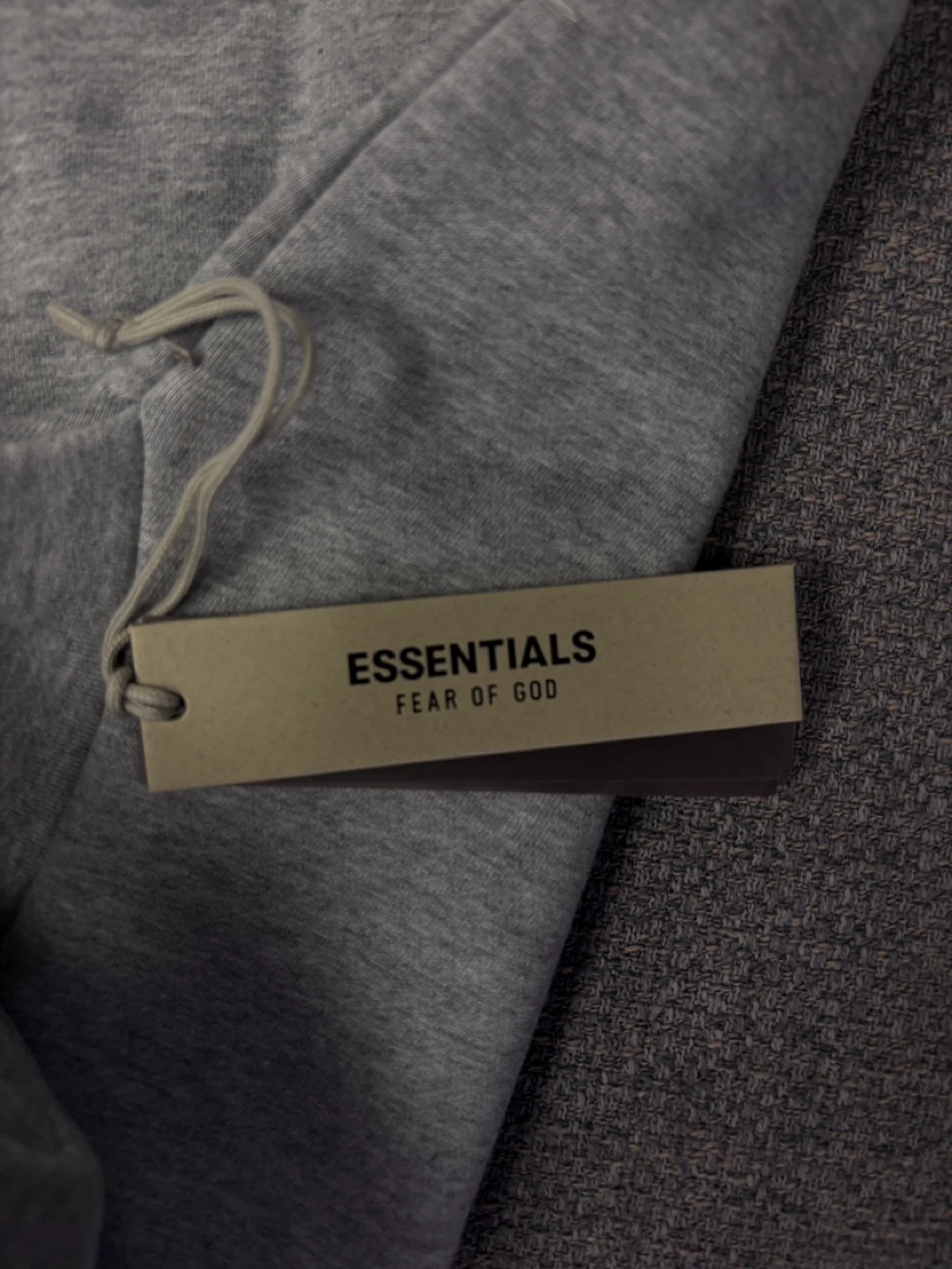 ESSENTIALS Fear of God Grey Hoodie - photo 4