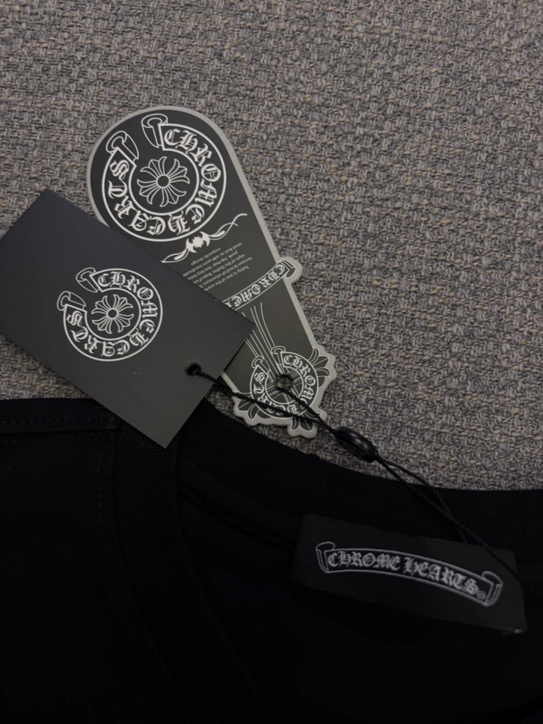 Chrome Hearts Black T-Shirt - photo 3