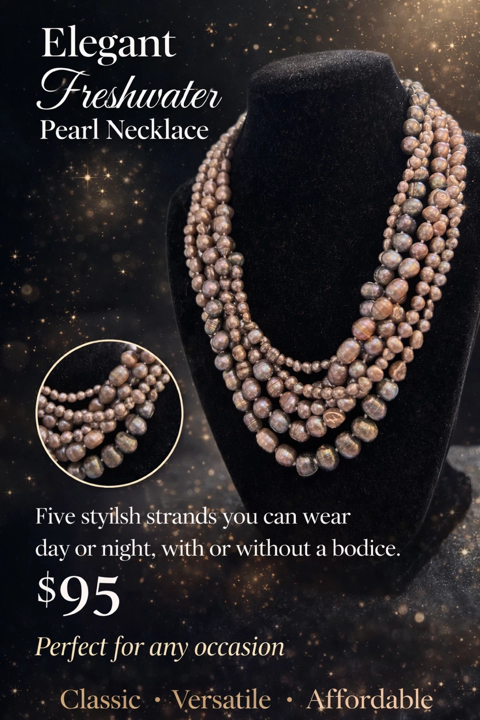 Elegant Freshwater Pearl Necklace