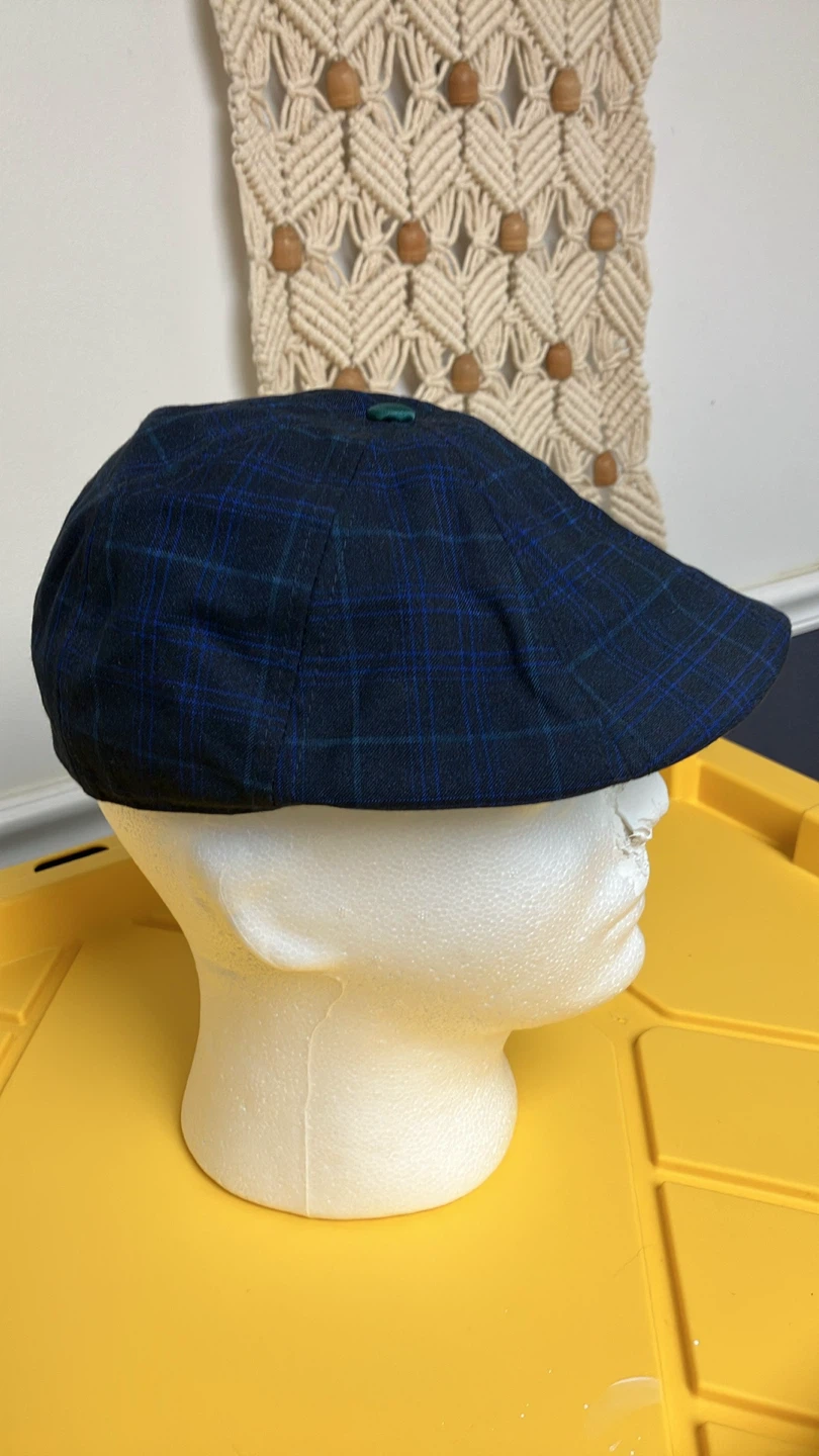 Boston Scully Co. Plaid Flat Cap Hat - Size XS