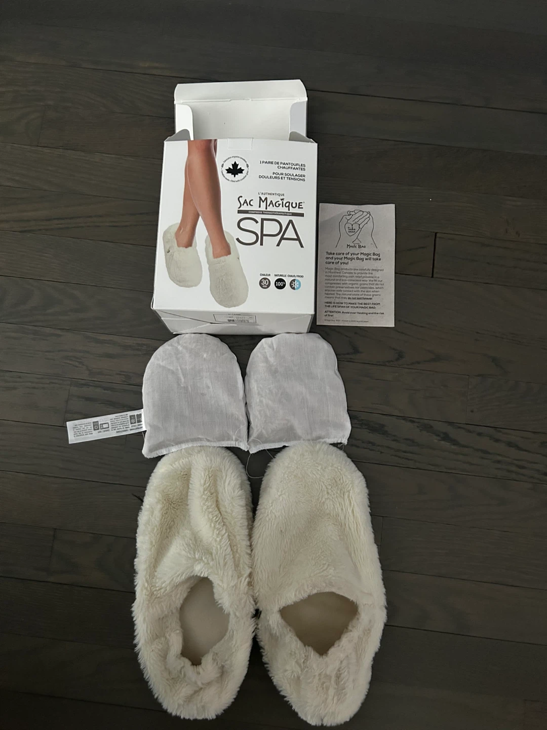 🇨🇦Sac Magique Spa Heated Slippers - photo 2