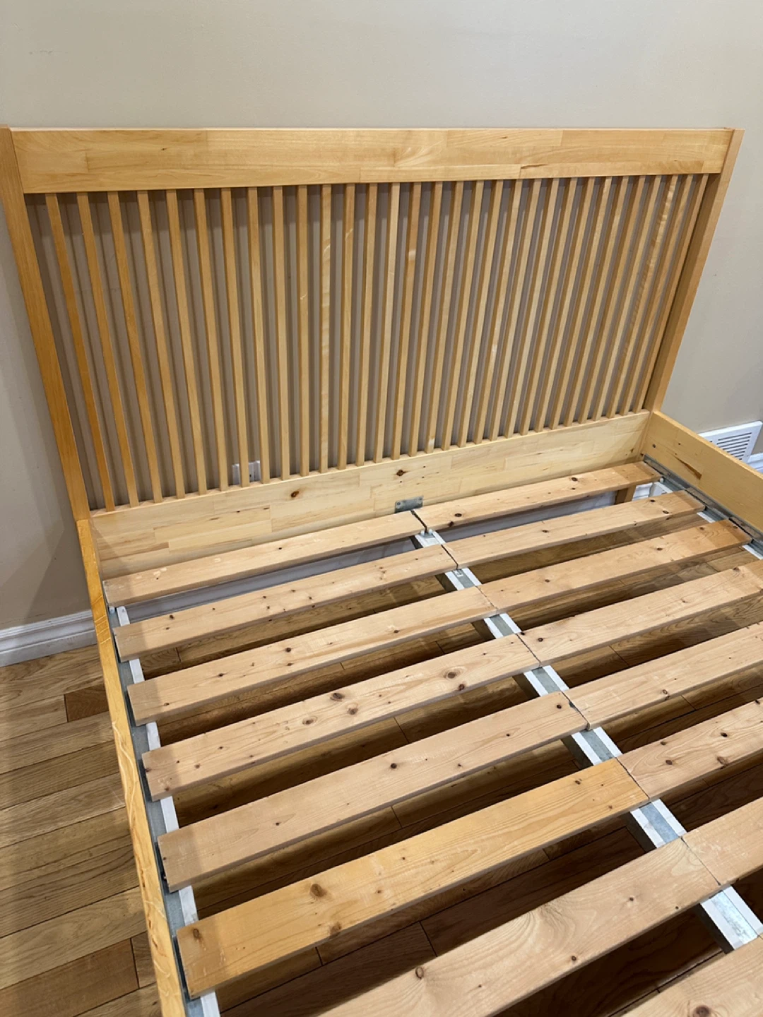 IKEA Queen Size Birch Wood Bed Set (CAN DELIVER) - photo 4
