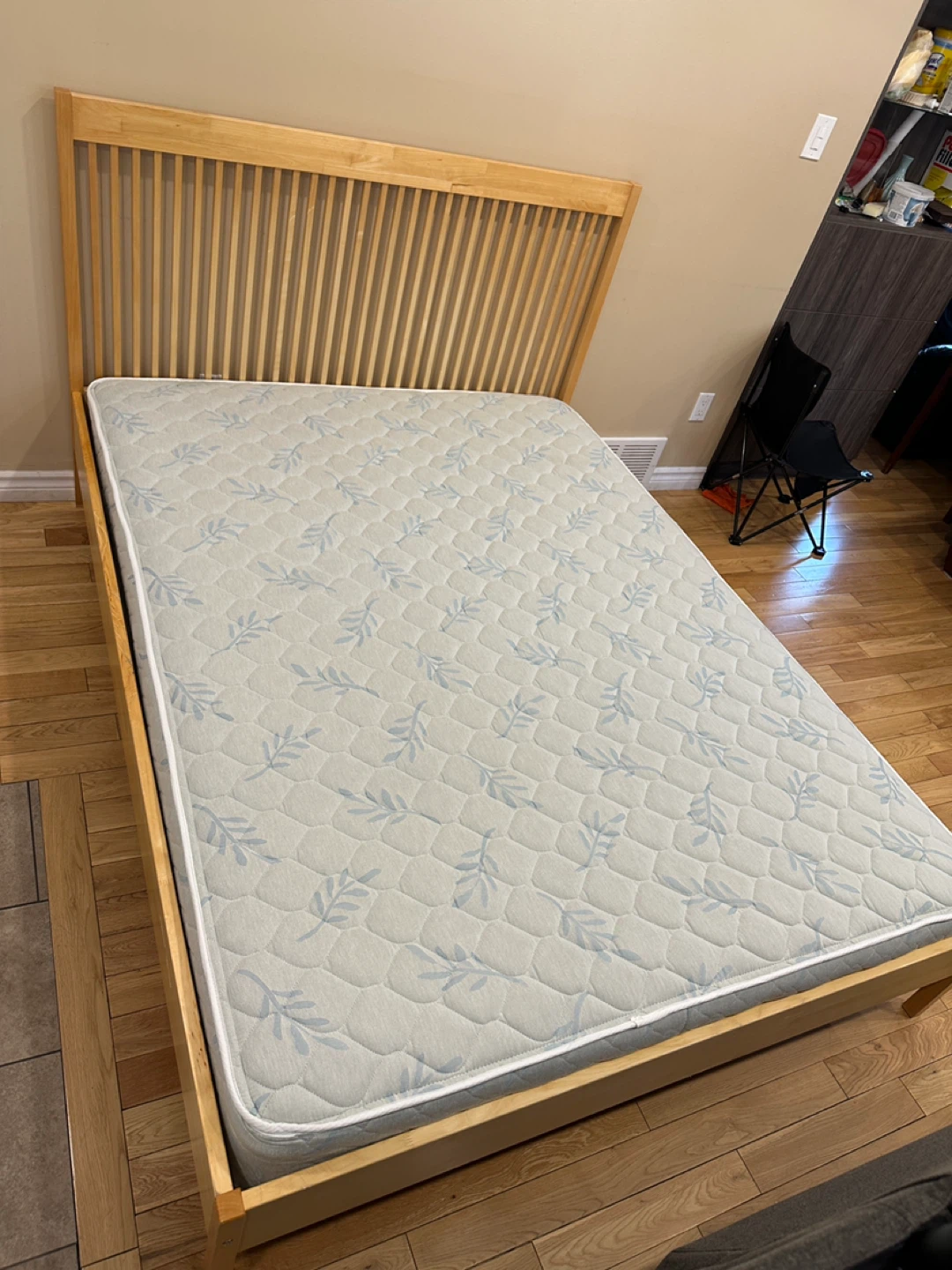 IKEA Queen Size Birch Wood Bed Set (CAN DELIVER) - photo 2