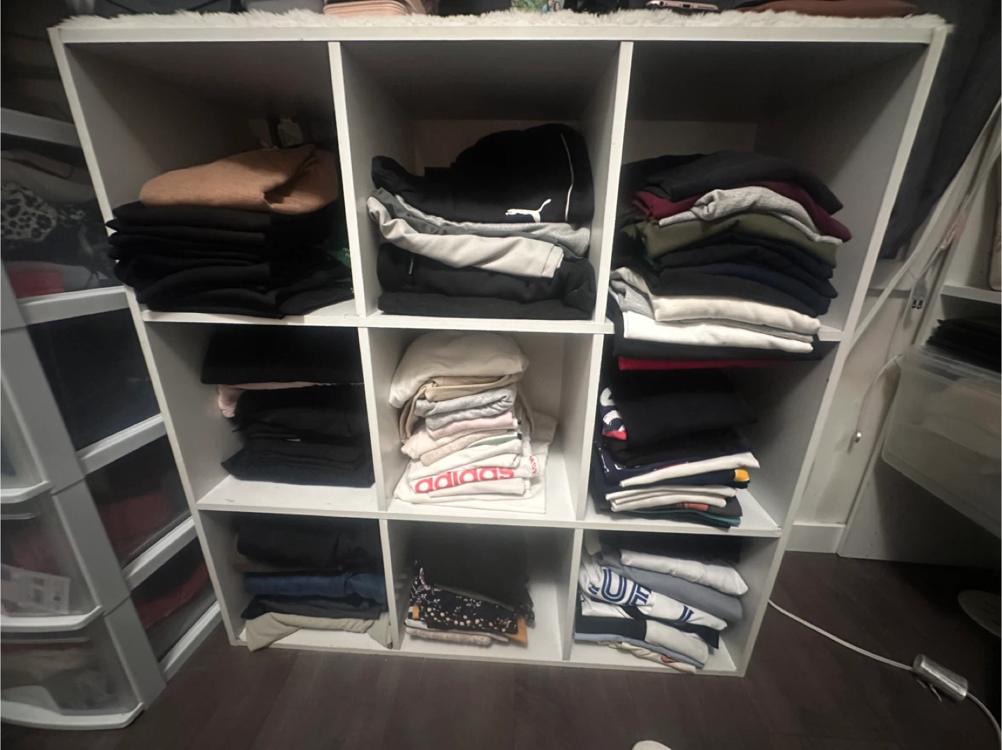White 9-Cube Storage Unit - photo 2