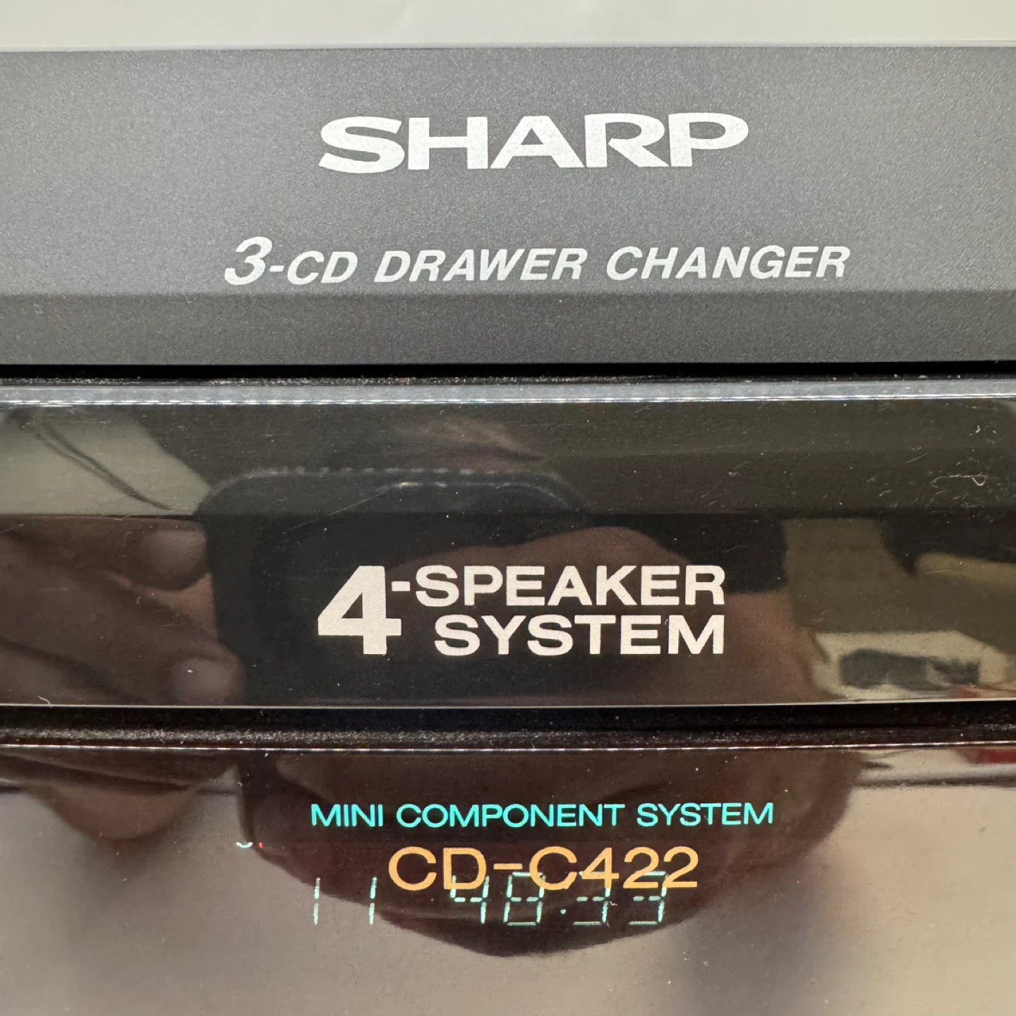 Sharp CD-C422 Mini Stereo System 3-CD Changer  Tested - photo 4