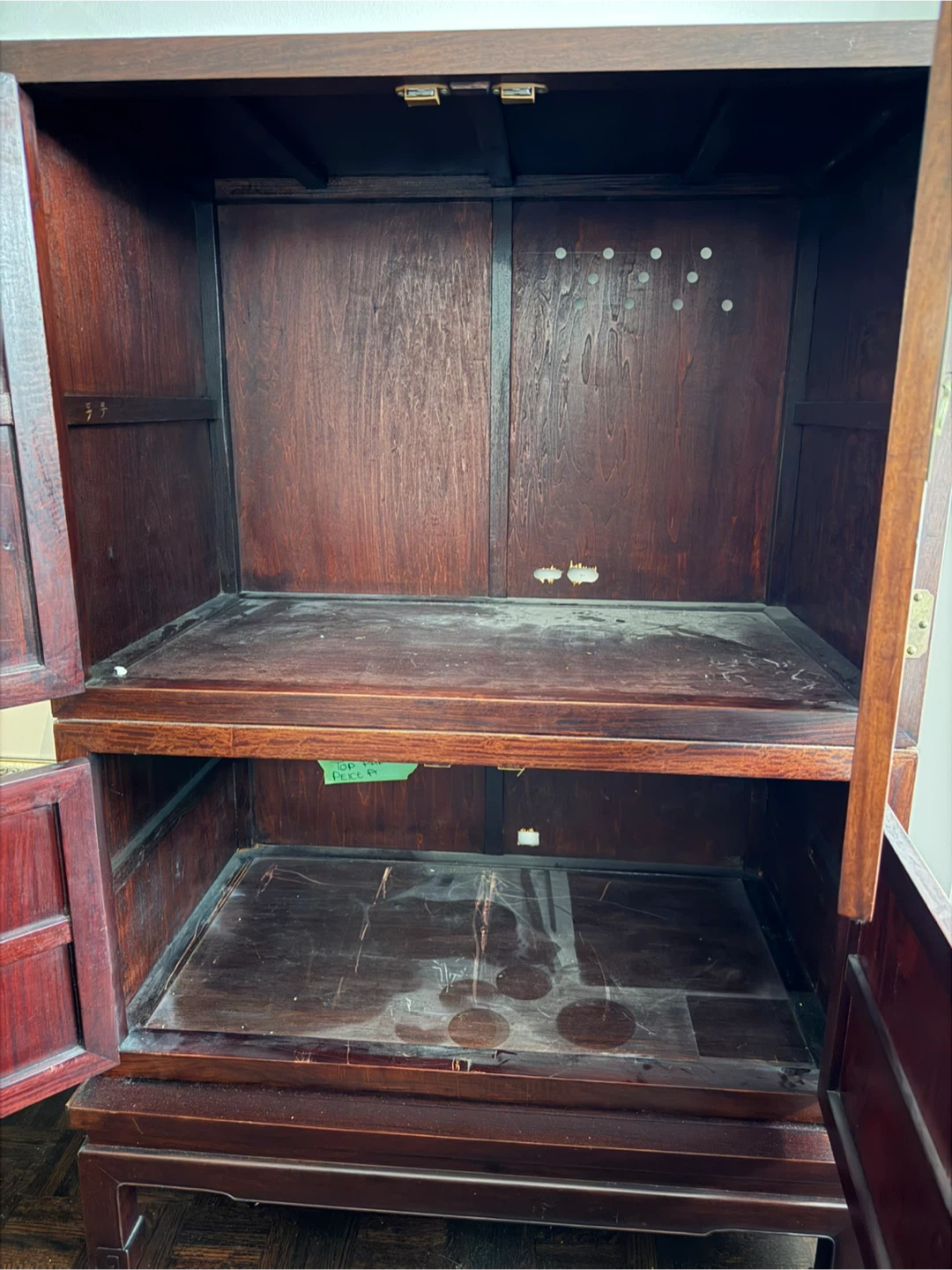 Antique Wooden Cabinet with Carvings - photo 2