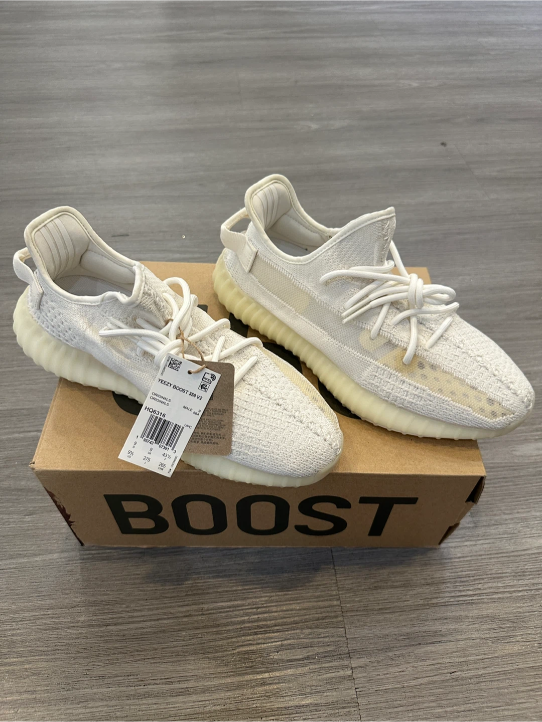 Adidas Yeezy Boost 350 V2 "Sesame" Cream White Cream/White - photo 2