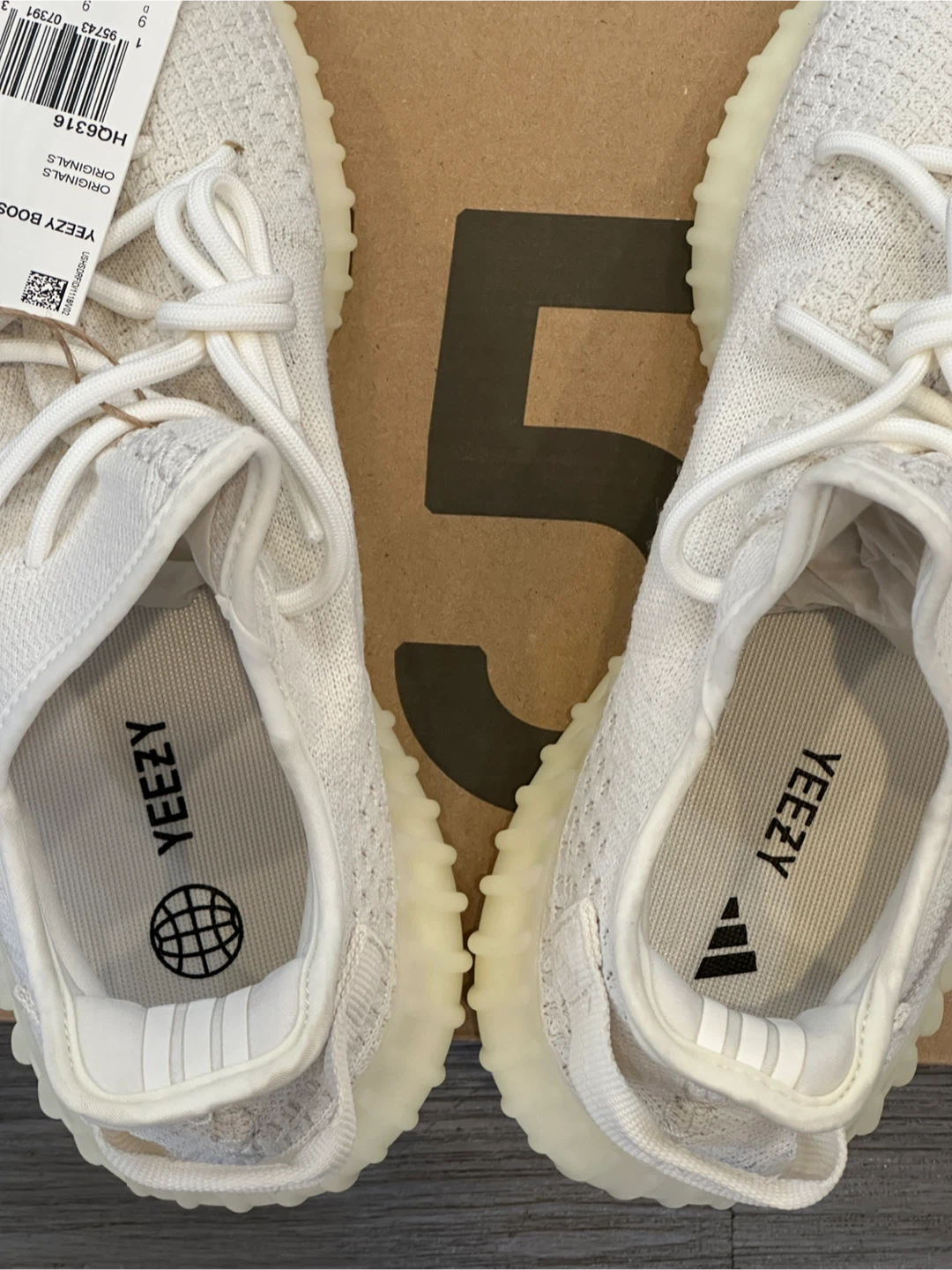 Adidas Yeezy Boost 350 V2 "Sesame" Cream White Cream/White - photo 5