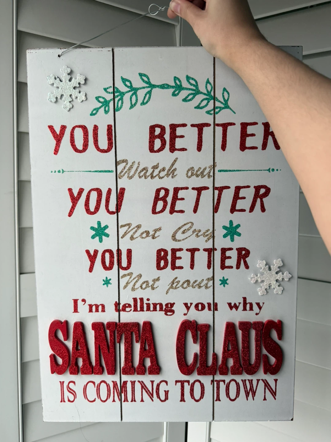 Christmas Wall Decor Sign
