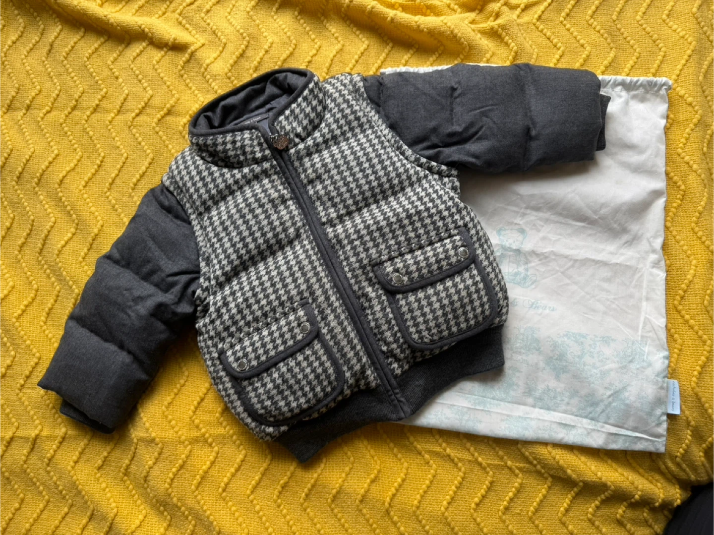 90% Down Boy Jacket Vest with Detachable Sleeves extreme warm - photo 4