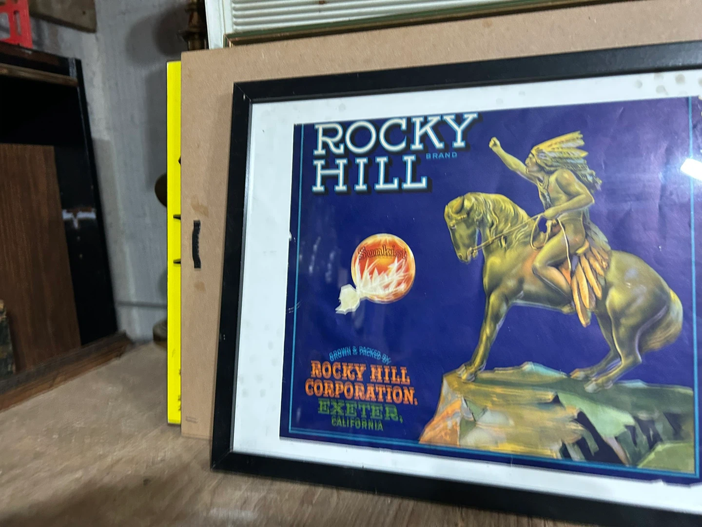 Rocky Hill Brand Framed Vintage Advertisement - photo 2