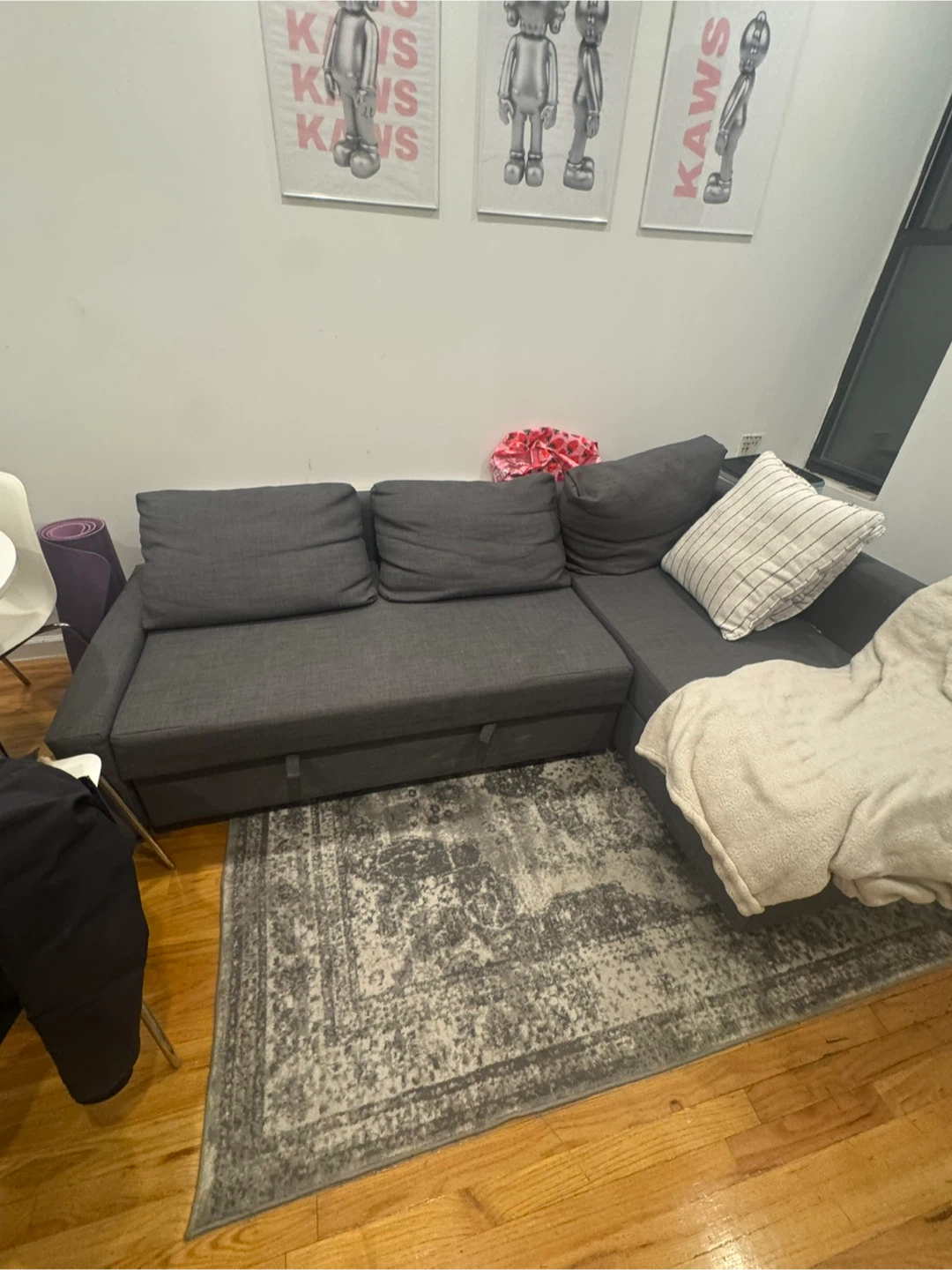 IKEA Friheten Sectional Sleeper Sofa Dark Gray - photo 5
