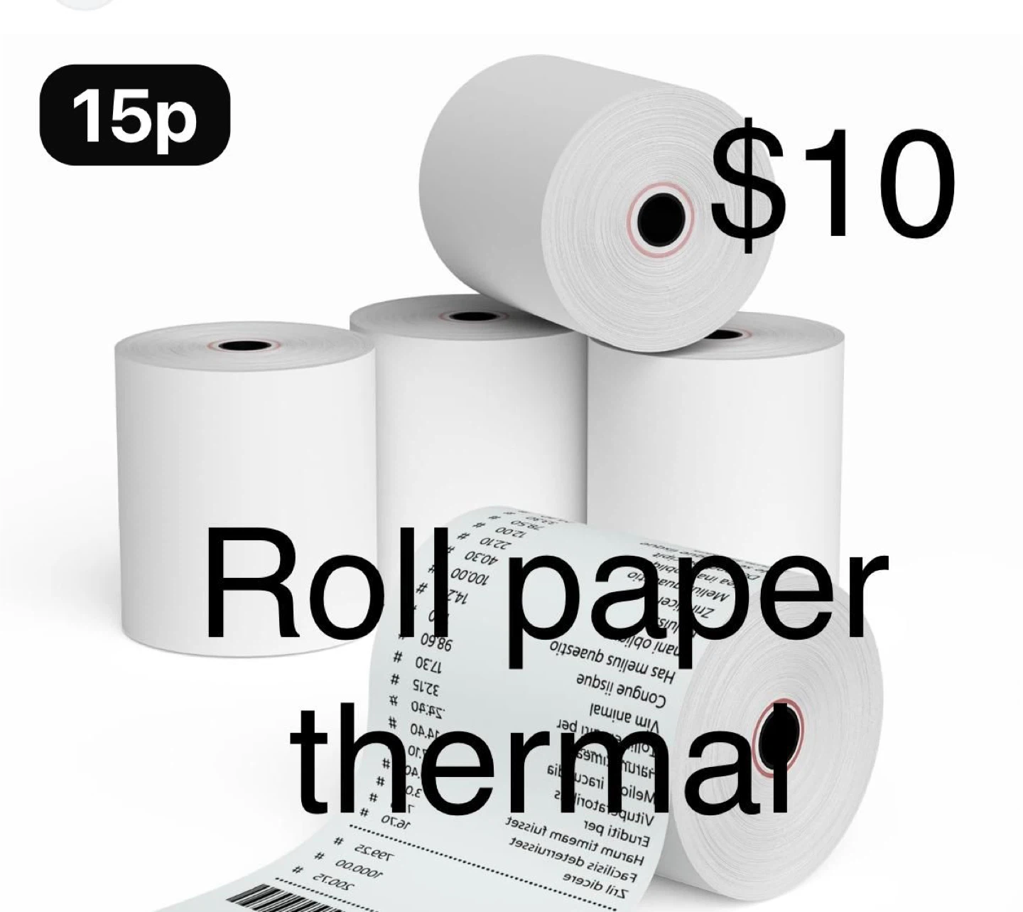 10 Thermal Roll Paper /office