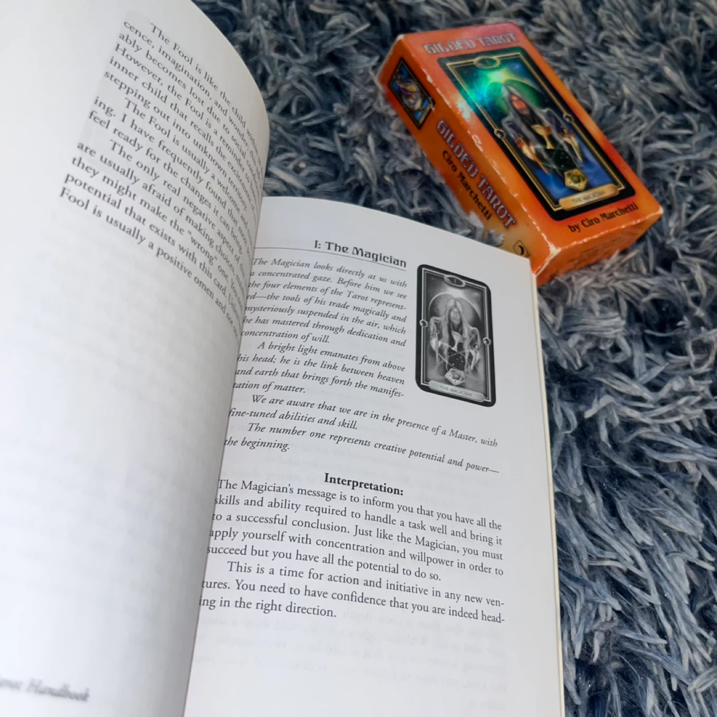 Gilded Tarot Deck and Handbook - photo 2