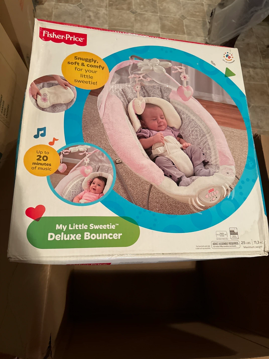 Fisher-Price My Little Sweetie Deluxe Bouncer