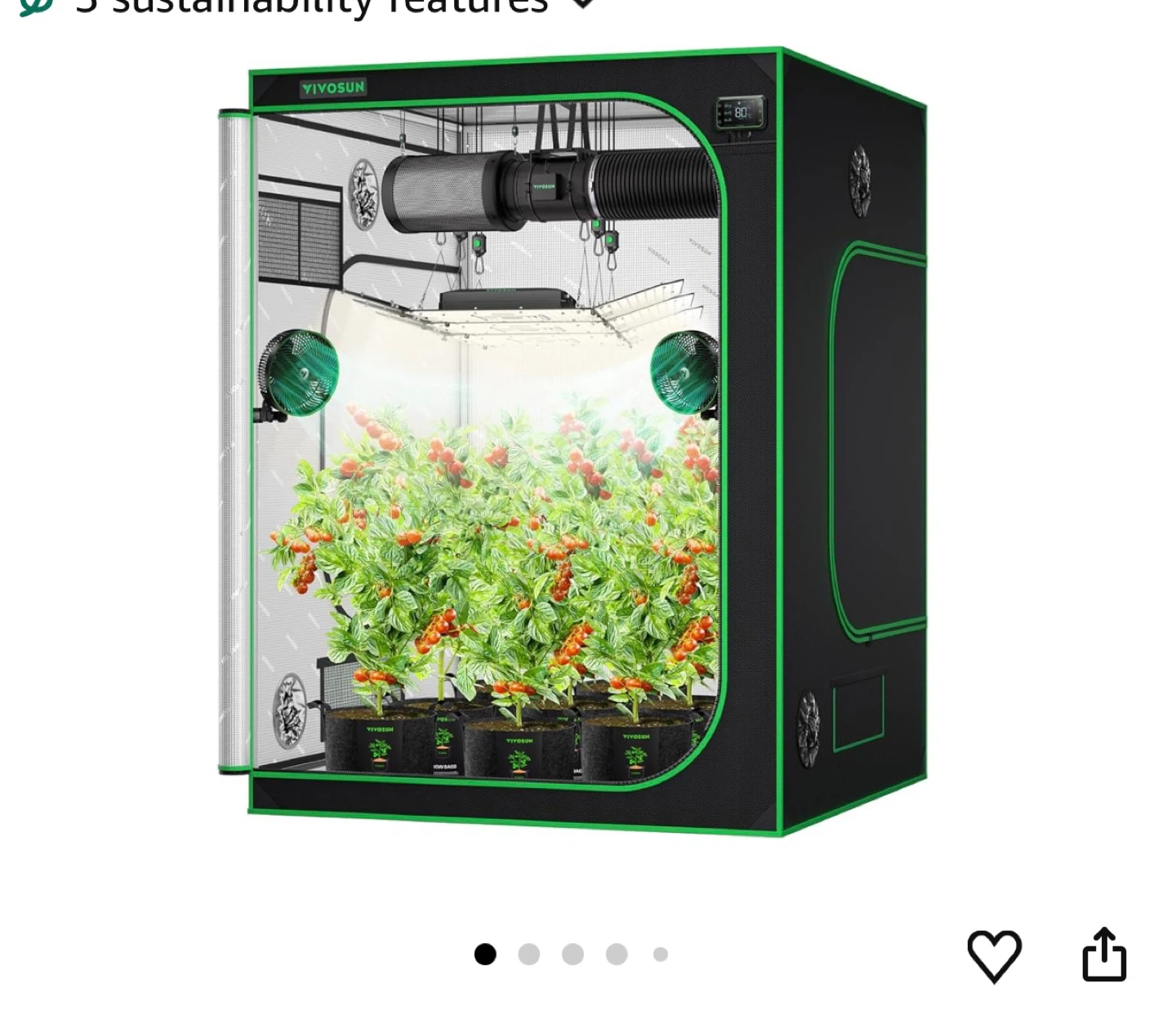 VIVOSUN Grow Tent 90x90