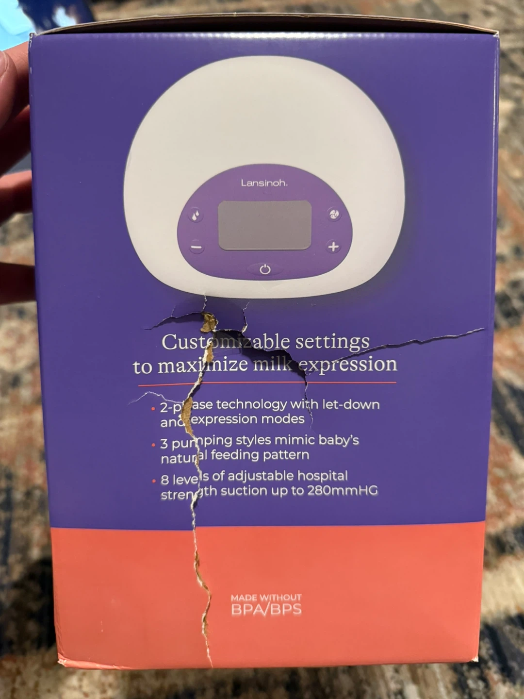 Lansinoh Signature Pro Double Electric Breast Pump - photo 3