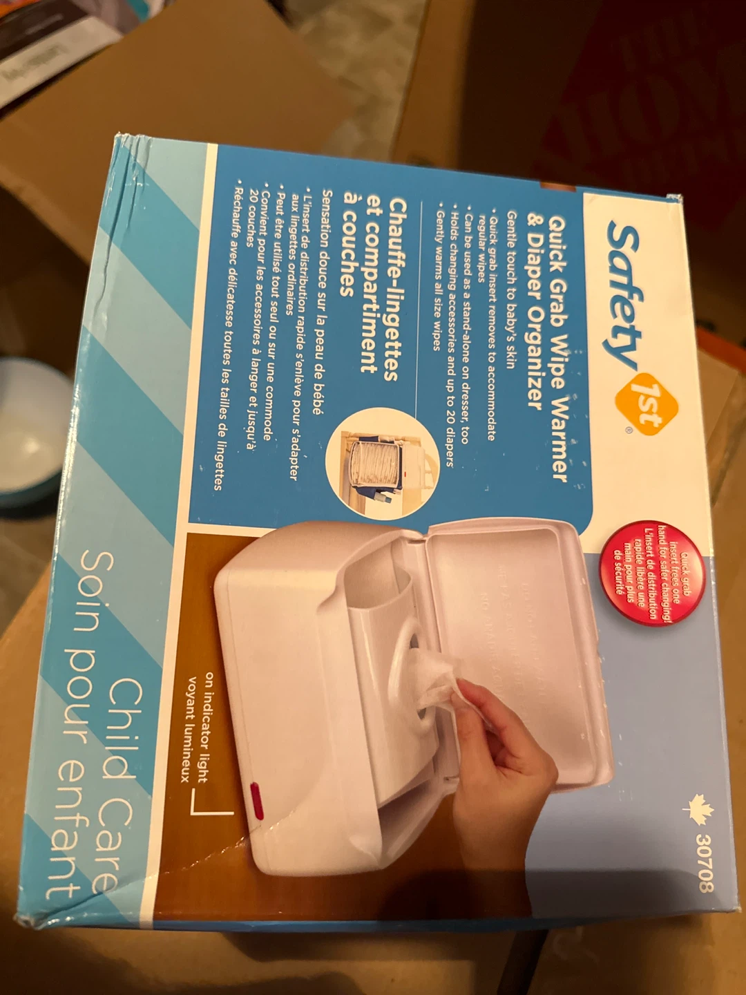 Safety 1st Quick Grab Wipe Warmer & Diaper Organizer
