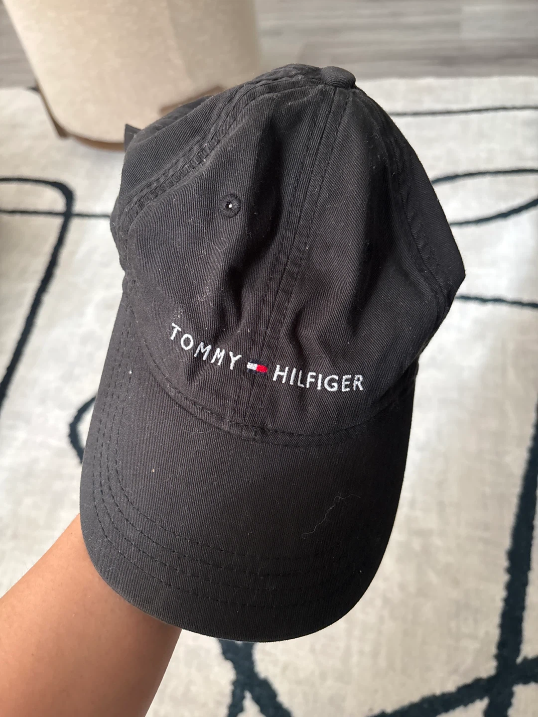 Tommy Hilfiger Black Baseball Cap