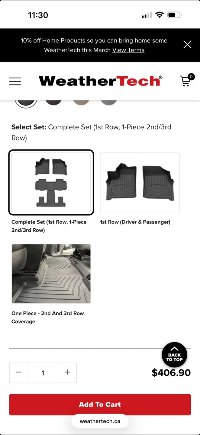 WeatherTech Floor Liners - Complete Set - photo 3