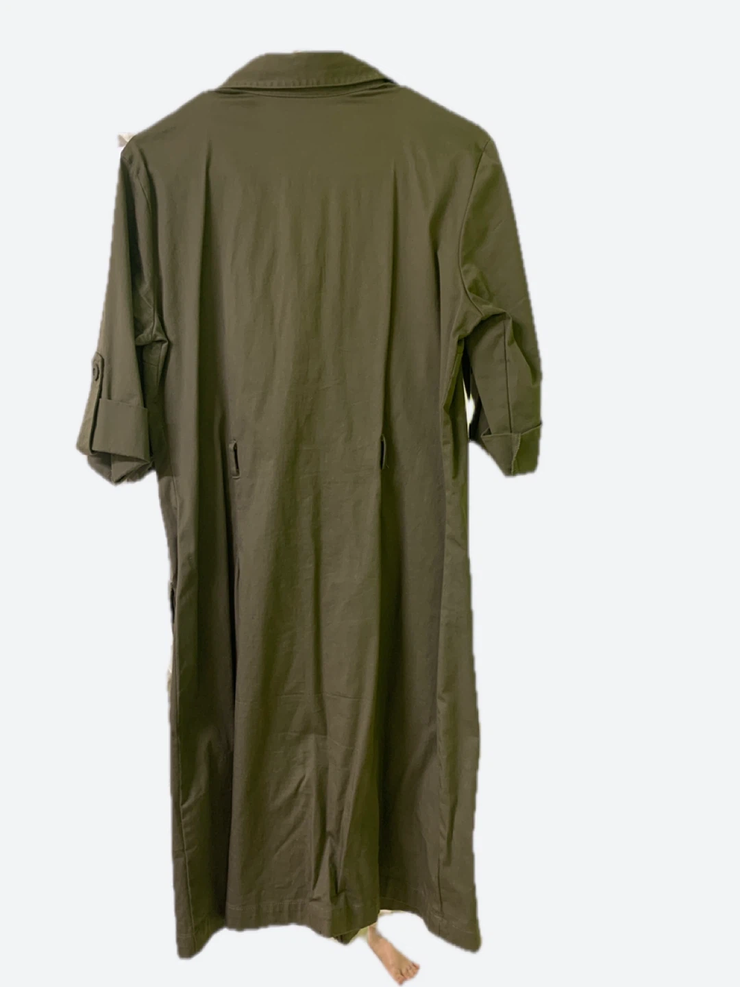 Cargo Style Dress - Olive Green - photo 2