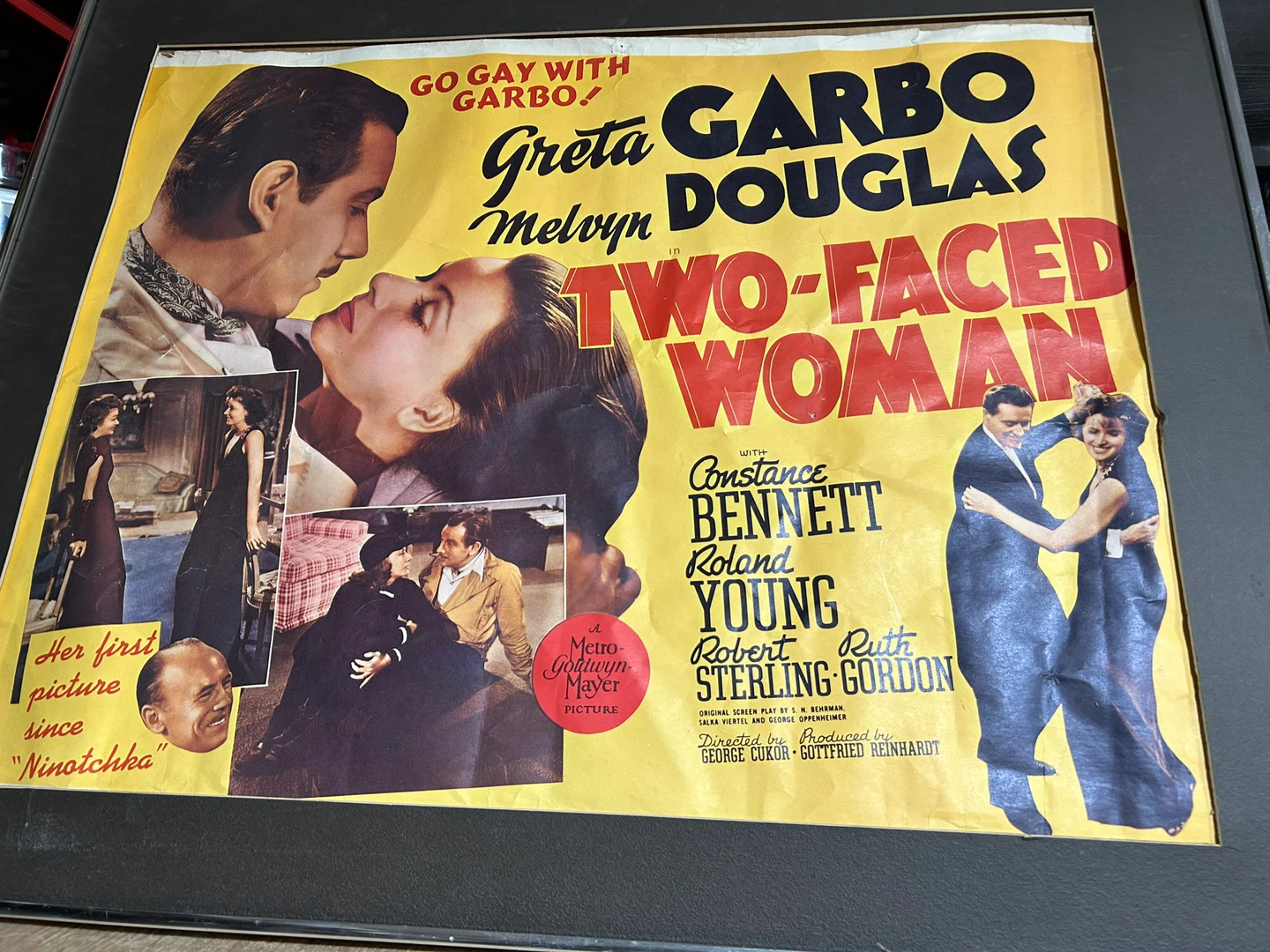 Two-Faced Woman Movie Poster starring Greta Garbo