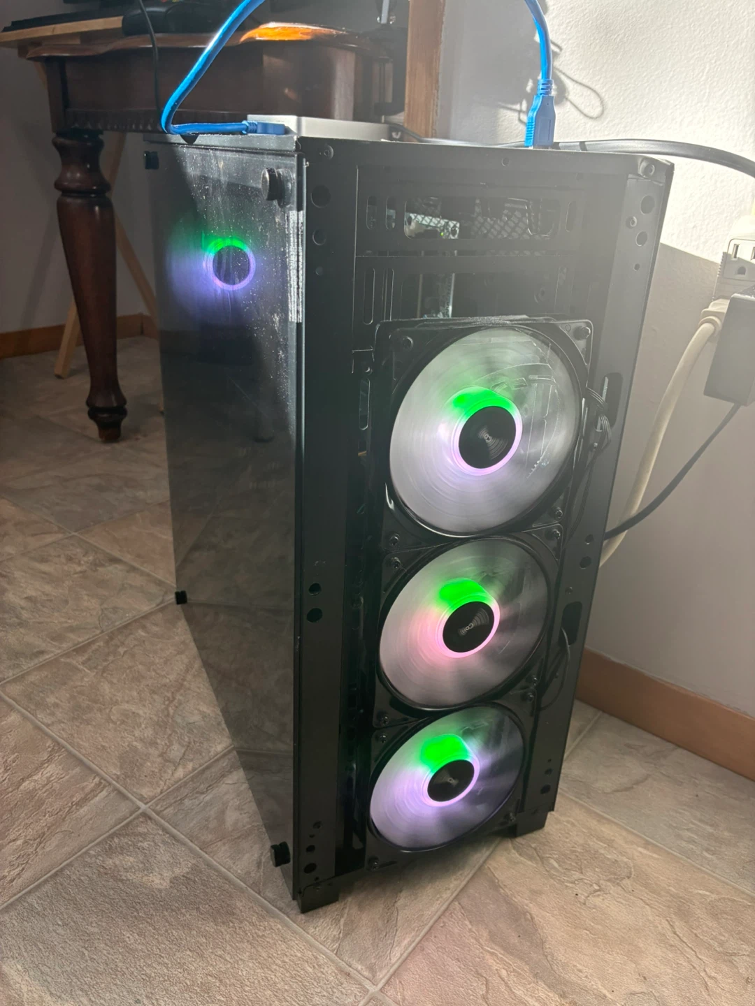 Gaming PC Tower with RGB Fans