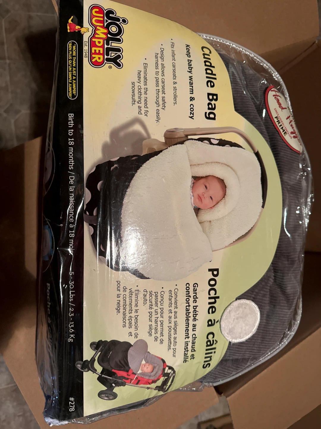 Jolly Jumper Cuddle Bag - Birth to 18 months