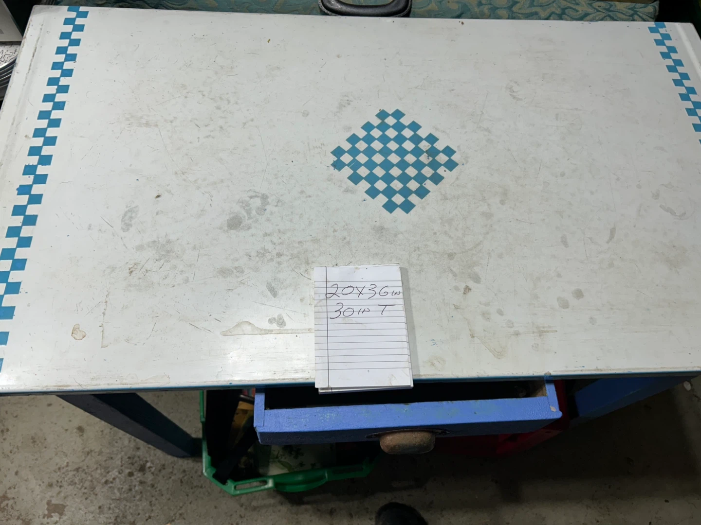 Vintage Metal Kitchen Cart Table - photo 2
