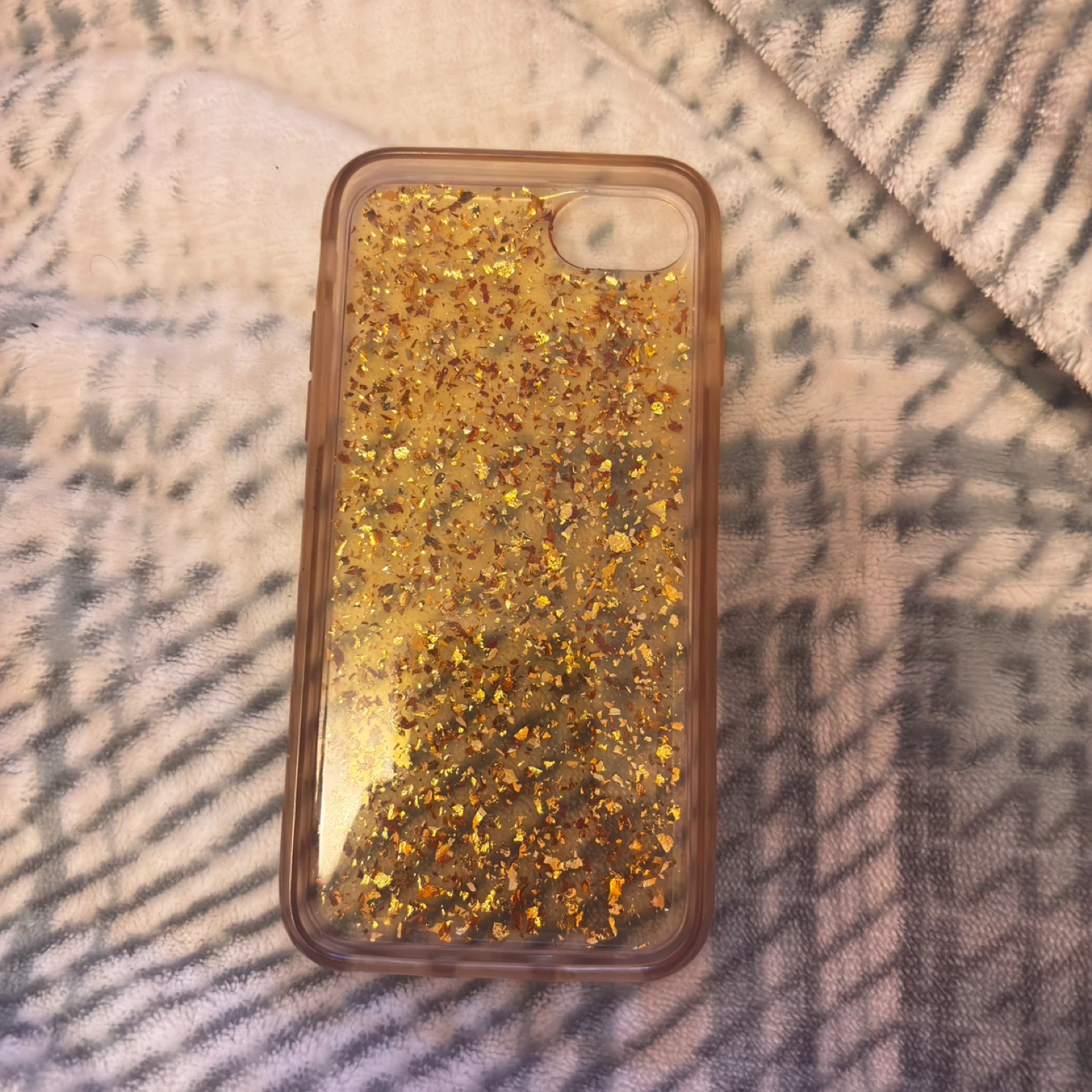 iPhone 8 glitter phone case