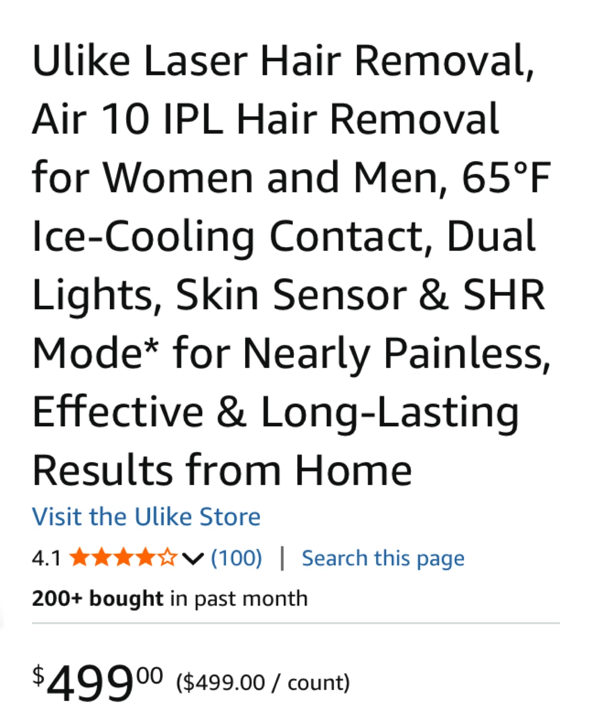 ULIKE laser hair removal system - photo 2