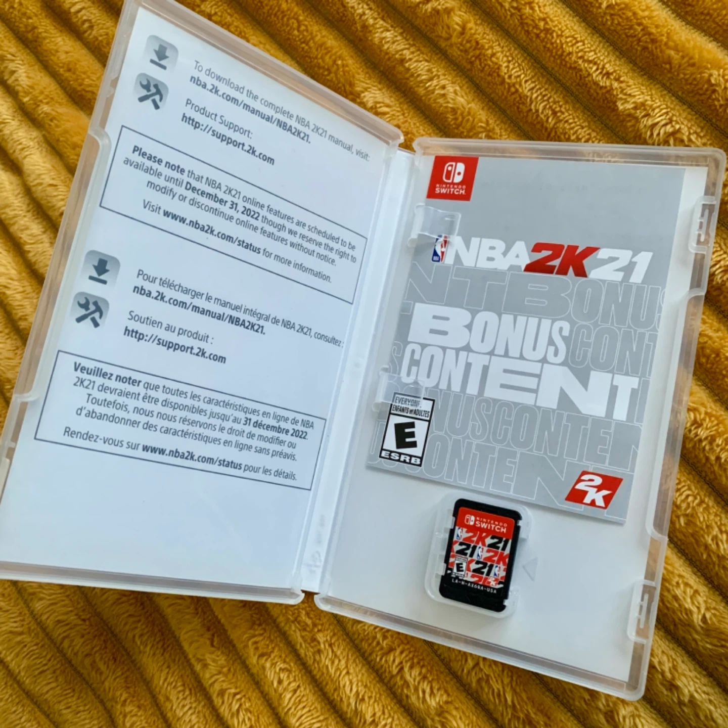 Nintendo Switch NBA 2K21 Game - photo 2