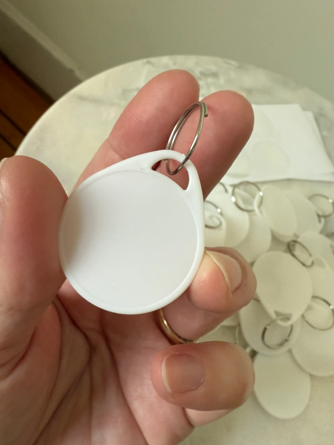 Key Tags w/ key rings and labels