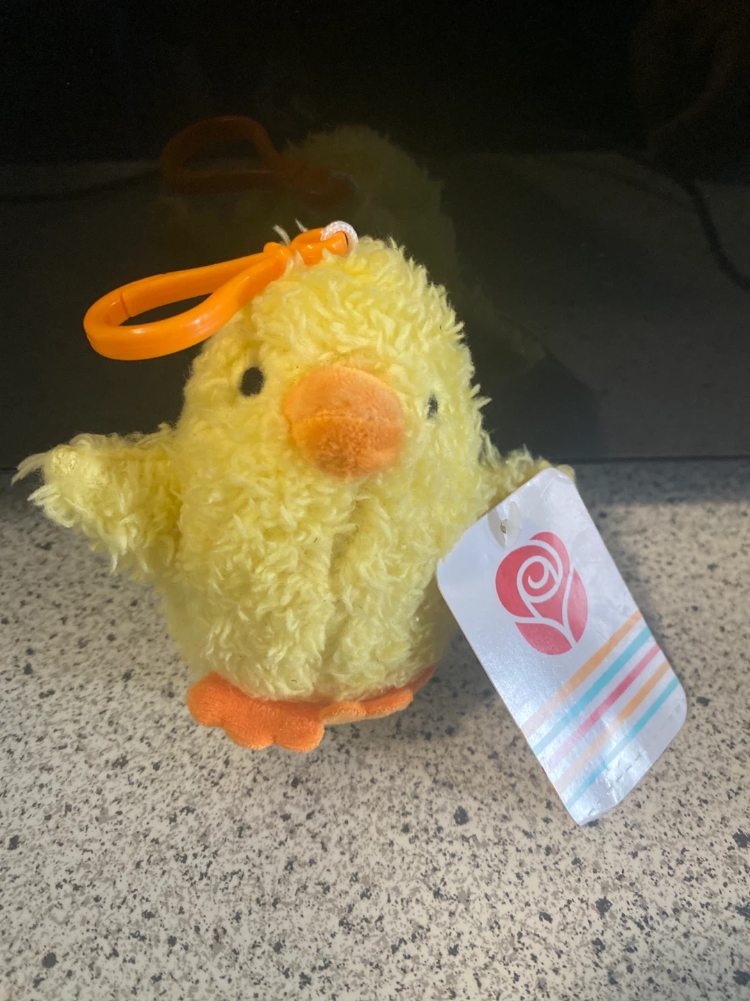 Plush Chick Keychain