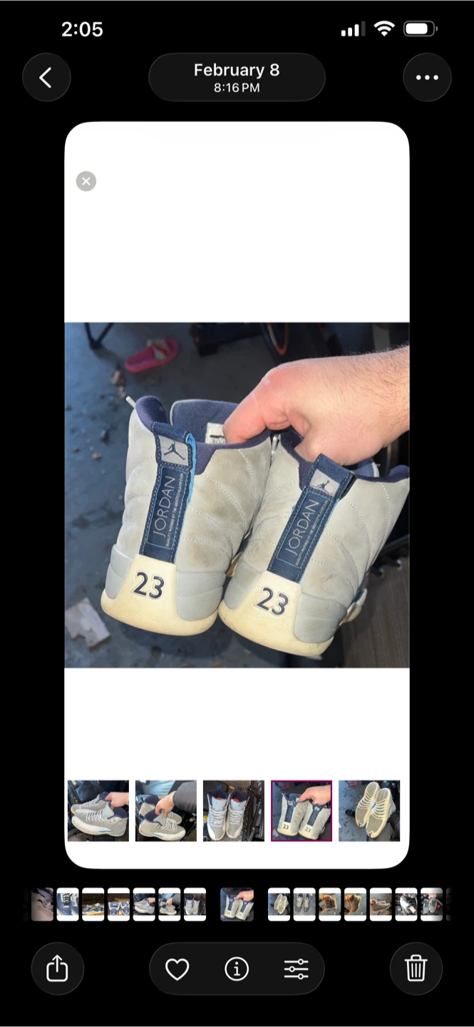 Air Jordan 12 "French Blue" Sneakers - photo 2