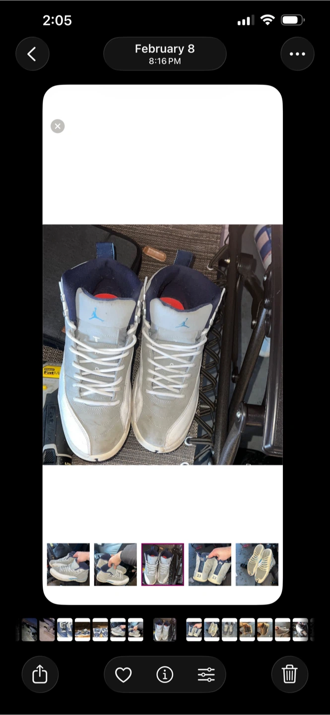Air Jordan 12 "French Blue" Sneakers - photo 3