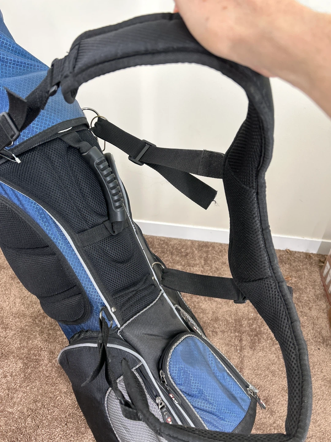 Blue Stand Golf Bag with Clubs and Accessories - photo 4