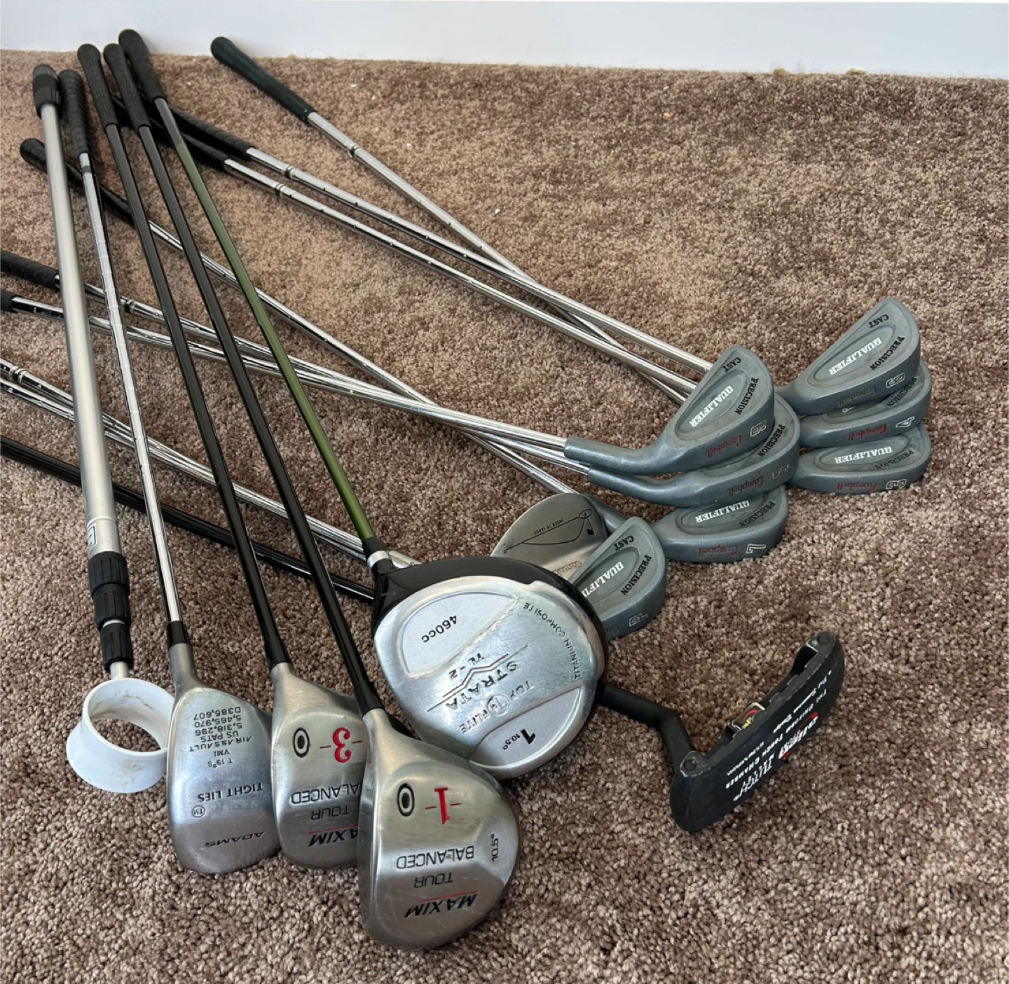 Blue Stand Golf Bag with Clubs and Accessories - photo 3