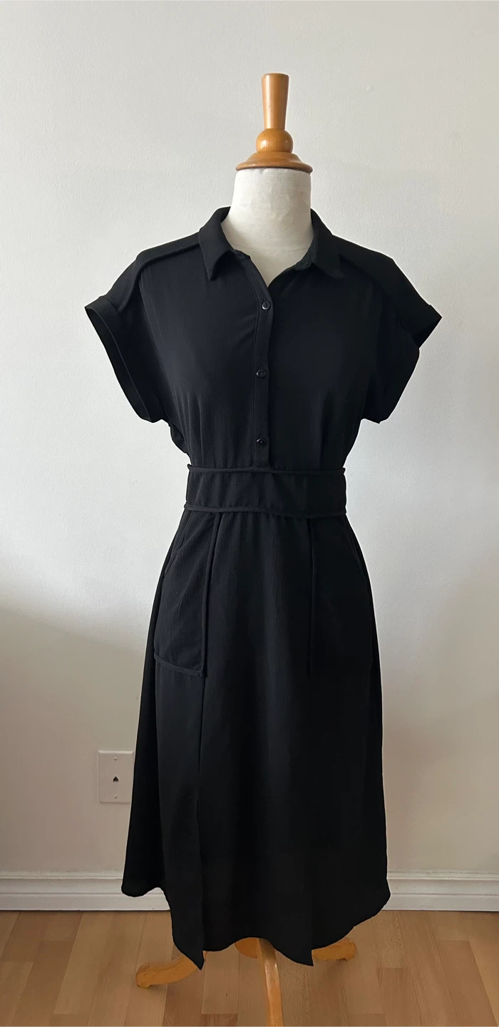 Summer professional black dress Small