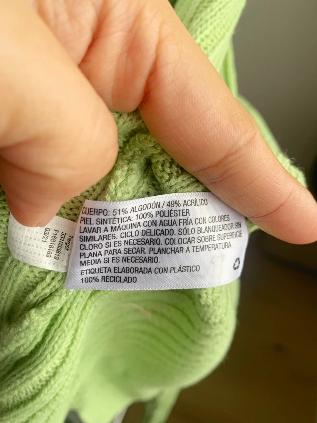 Wild Fable Light Green Fur Collar Cardigan M - photo 3