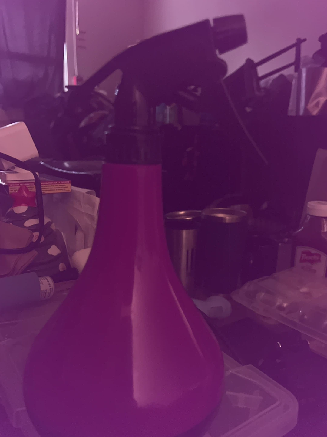 Purple Spray Bottle