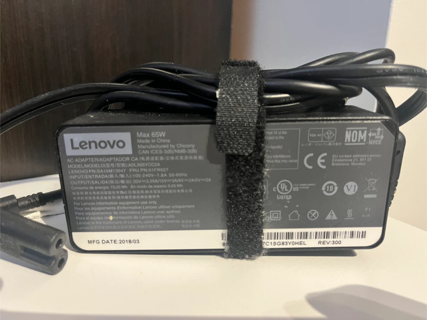 Lenovo USB-C 65W Standard AC Adapter
