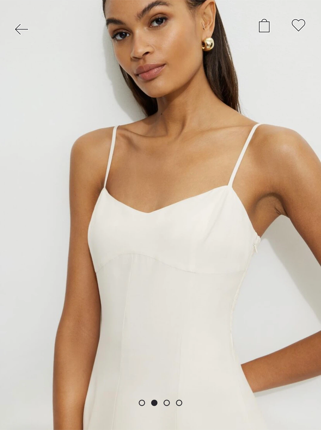 Dynamite Sweetheart Maxi Dress - Sea Salt L - photo 2