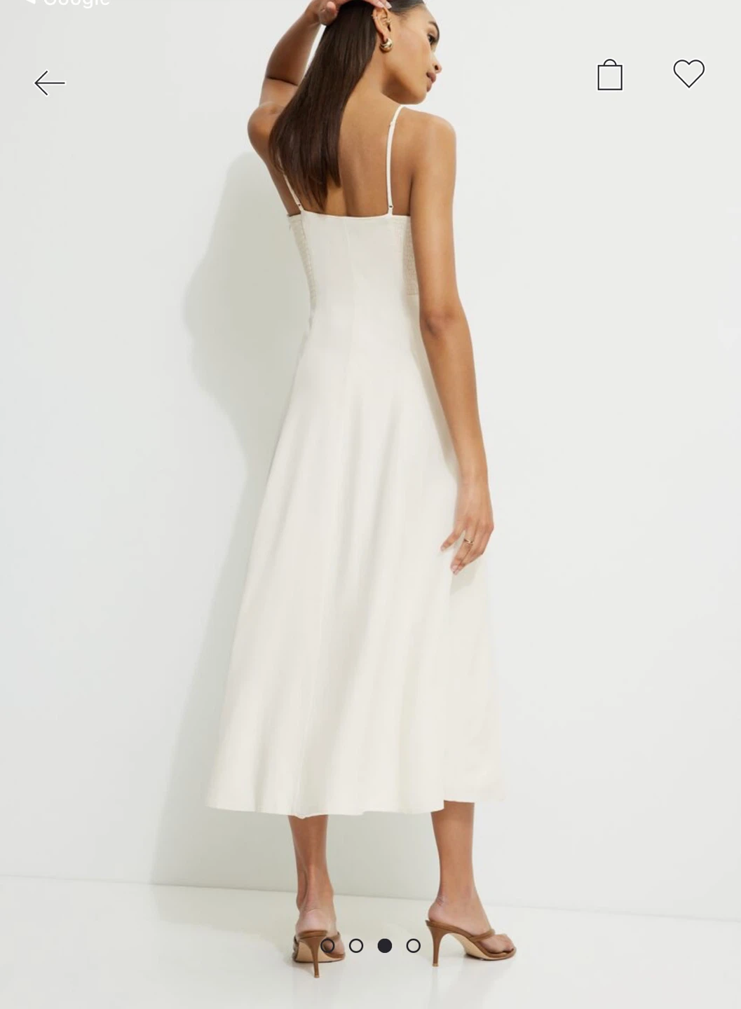 Dynamite Sweetheart Maxi Dress - Sea Salt L - photo 4