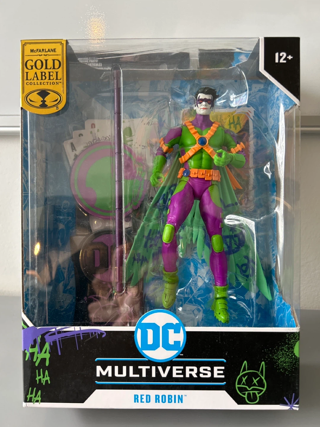 McFarlane DC Multiverse Joker Red Robin Gold Label Action Figure