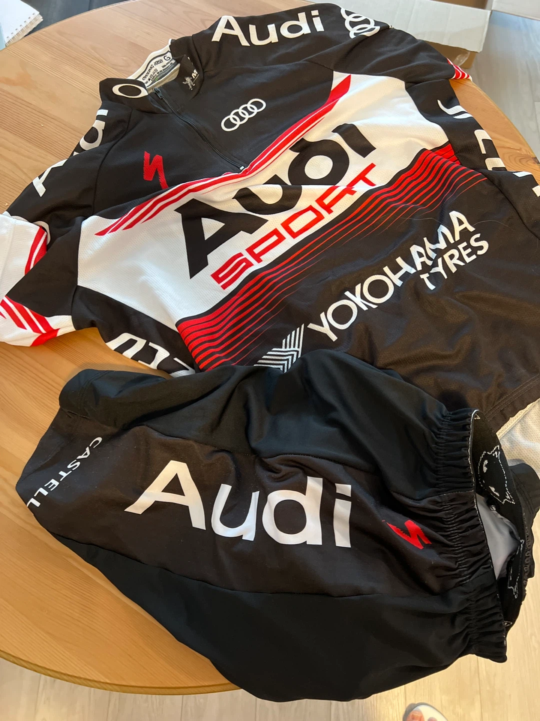 Audi Sport Cycling Jersey and Shorts Set
