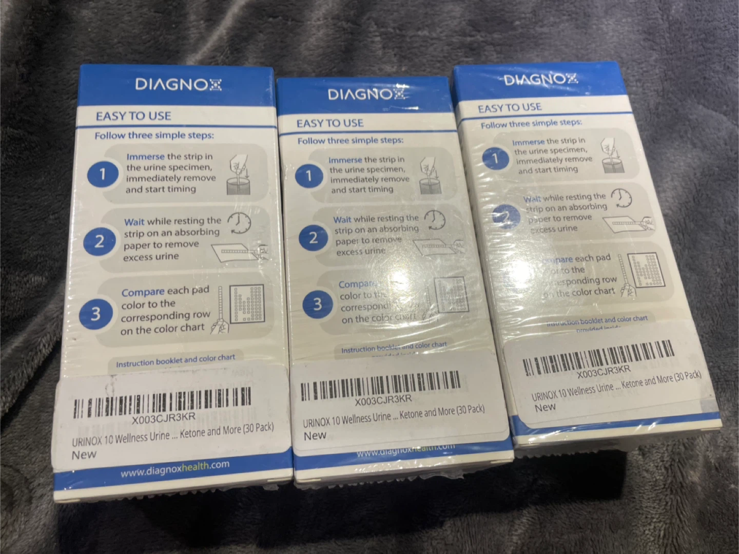 Diagnox UrinOIX-10 Urinalysis Test Strips (30 Packs) - photo 3