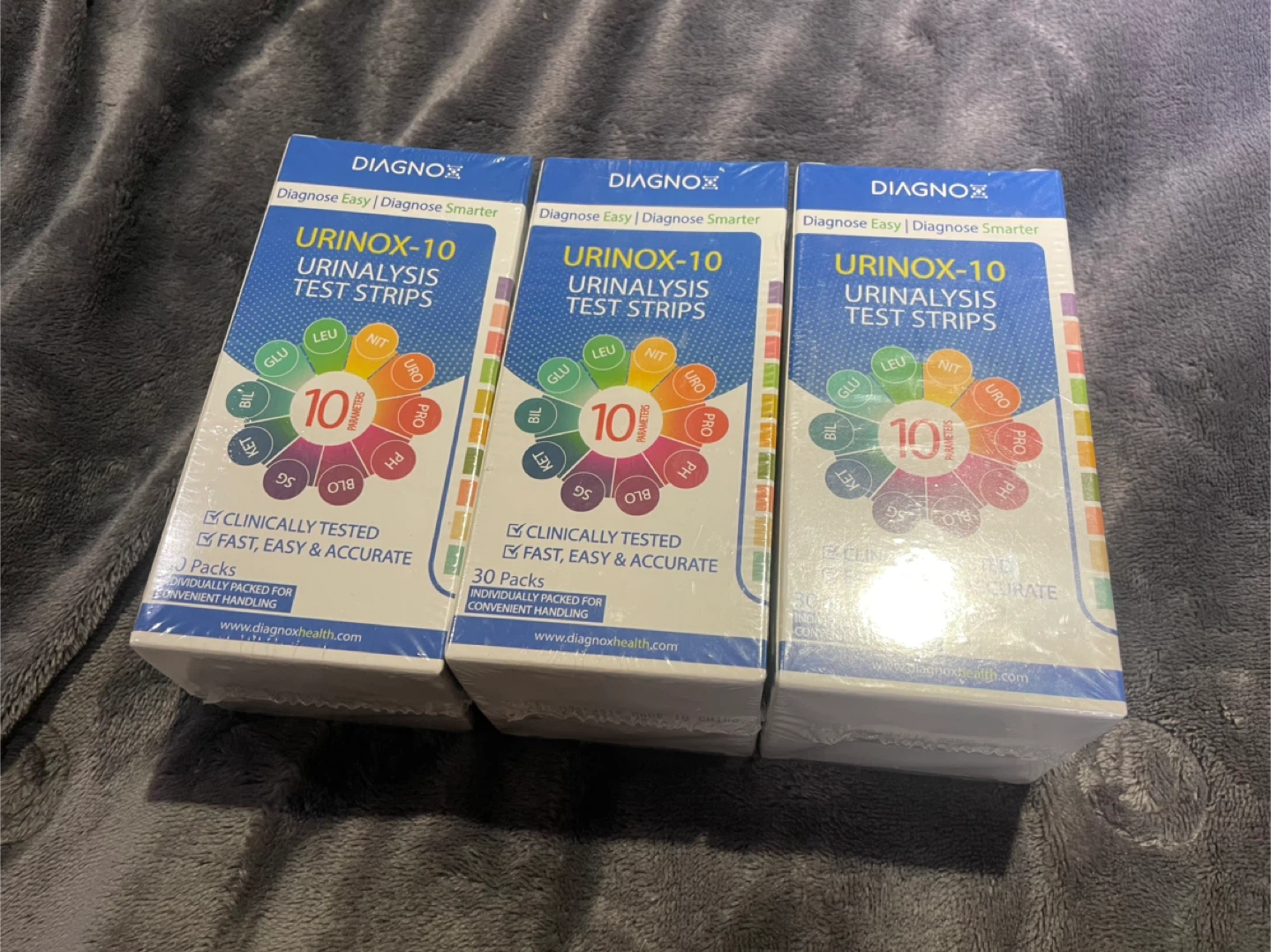 Diagnox UrinOIX-10 Urinalysis Test Strips (30 Packs)